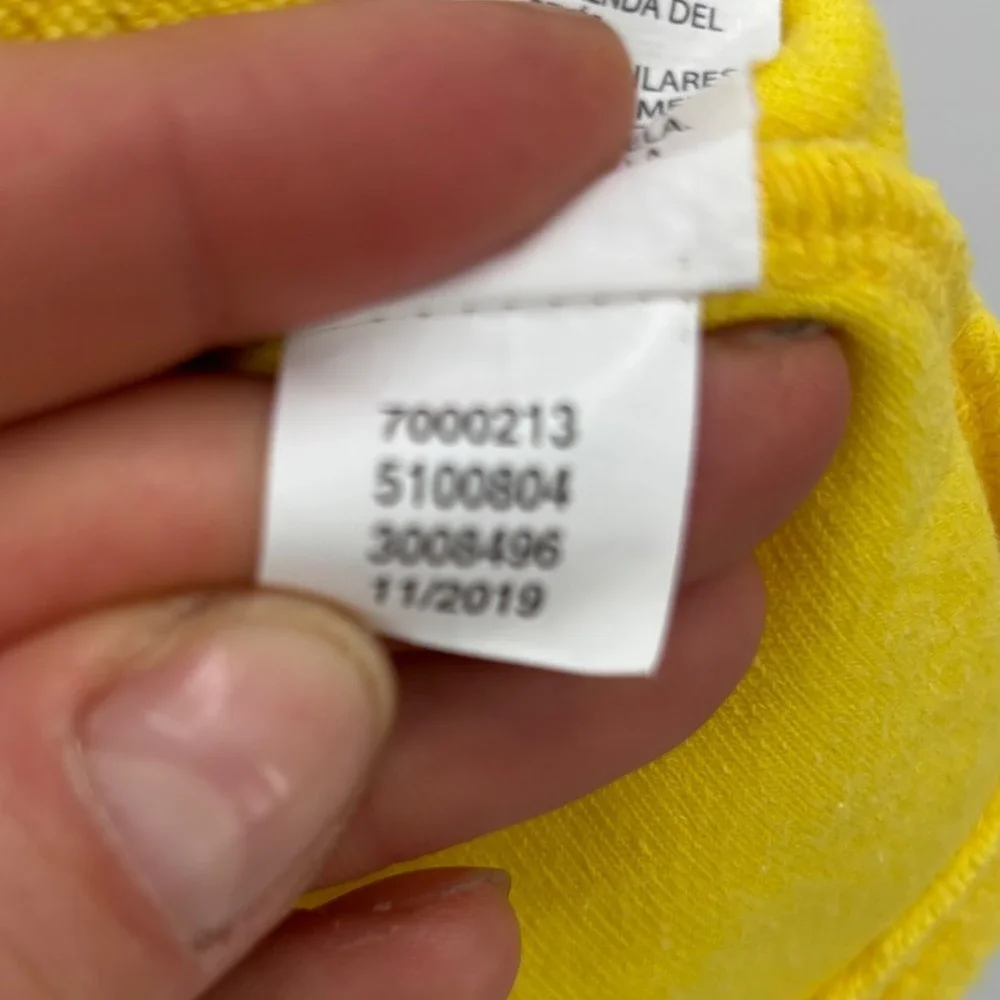 The Childrens Place Hooded Terry Top Kids 5T Yellow Lemon Heart Sunglasses Beach